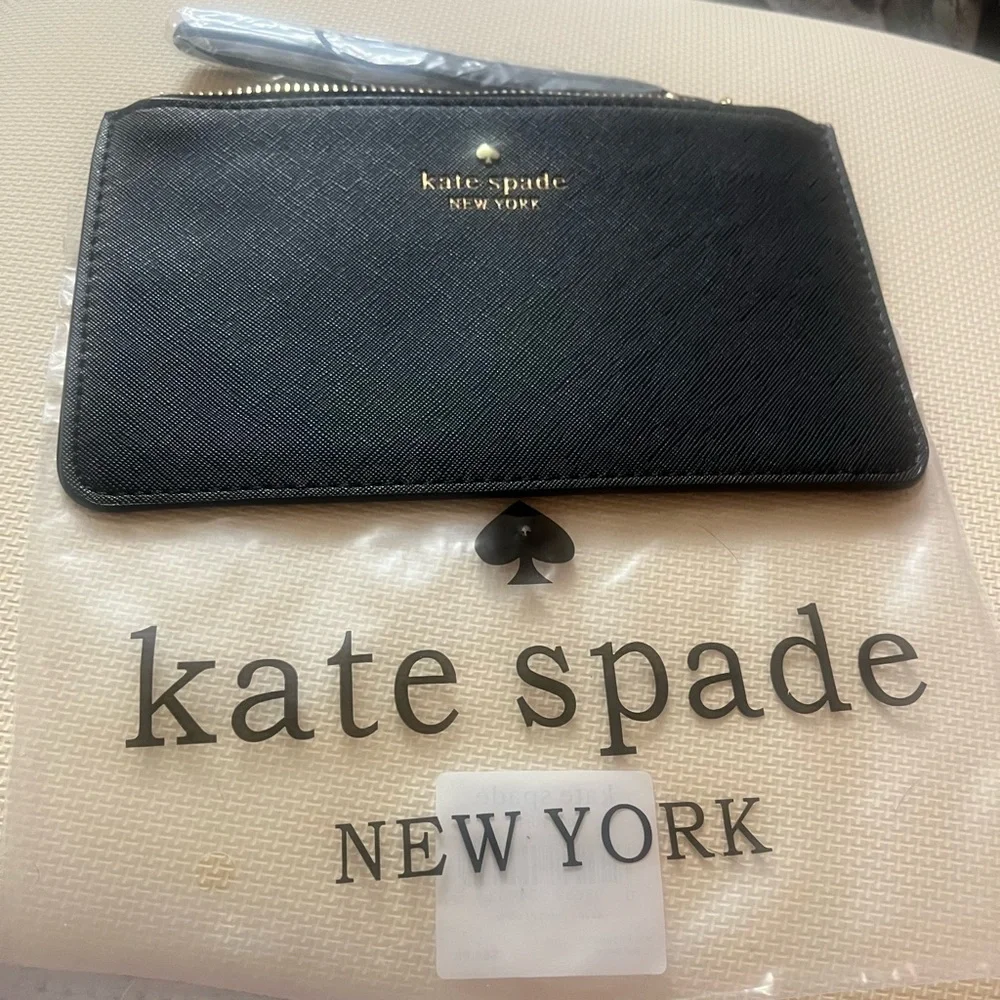 Kate Spade Black  wristlet